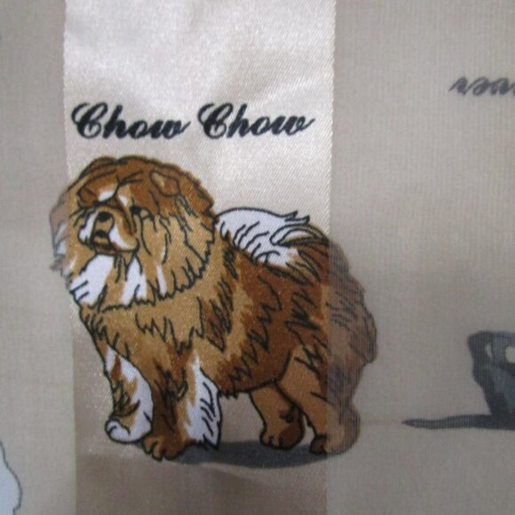 Scarf with Dogs-20"x20” Boxer, Poodle, Pug, Doxie, Dalmation and Others - Picture 4 of 9